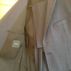 Theory navy blue suit